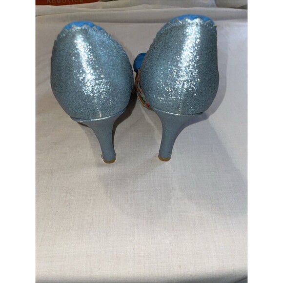 Irregular Choice Iconic Women’s Flair Dress Shoes Size 41 U.S. 10 M Blue Floral - Picture 10 of 14